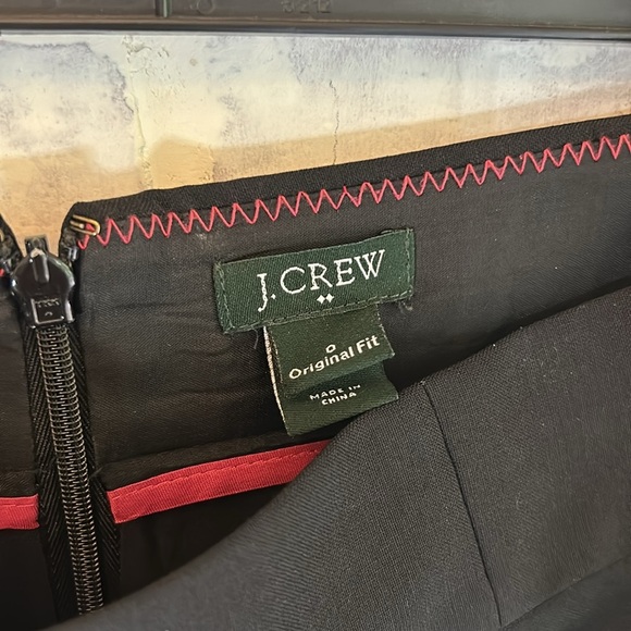 J. Crew Women’s Black Pencil Skirt High Waist Classic Pocket Career Size 0 - Picture 7 of 7